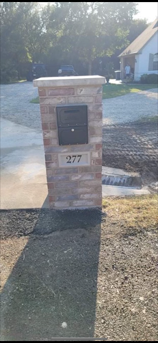 My Brick Mailbox in Carrollton