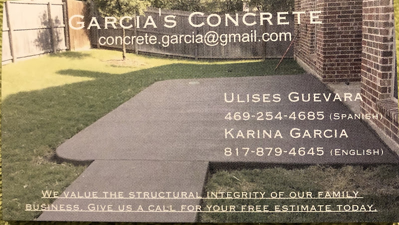 Garcia’s Concrete in Grapevine