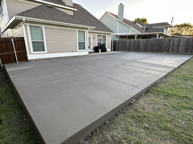 Decorative concrete finishes in Arlington