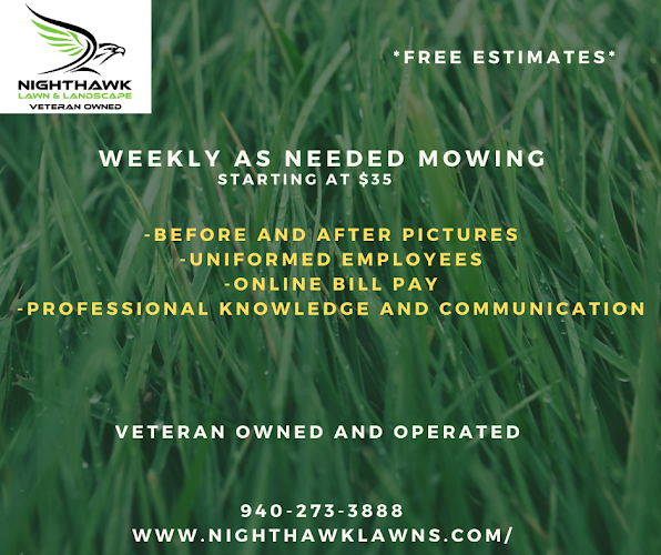 Nighthawk Lawn & Landscape in Justin