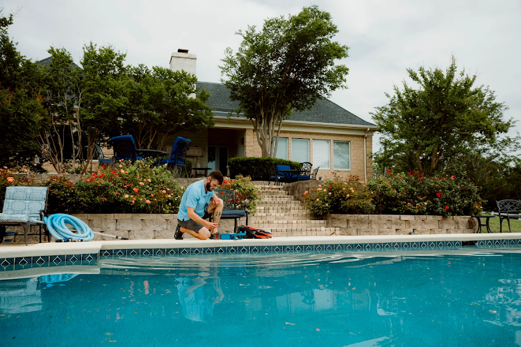 Blue Science Pools in Anna