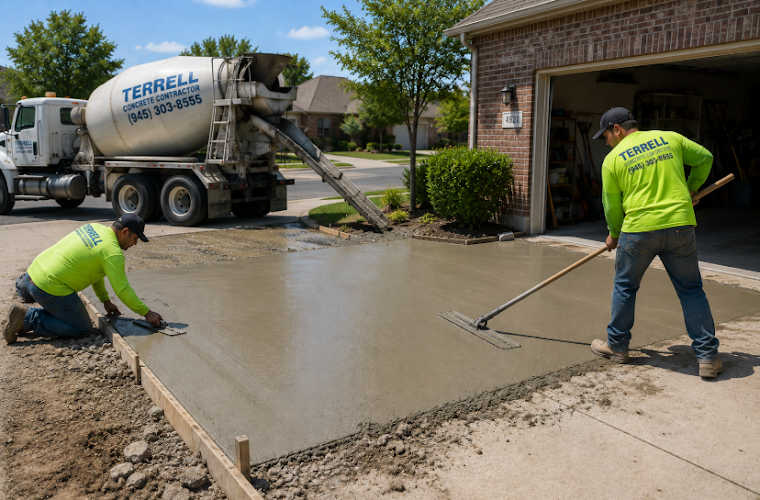 Terrell Concrete Contractor in Terrell